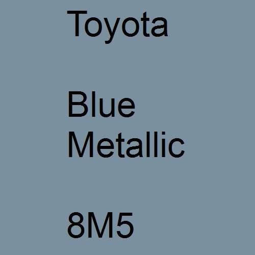 Toyota, Blue Metallic, 8M5.